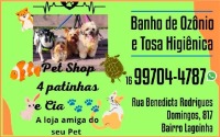 Pet Shop 4 Patinhas e Cia